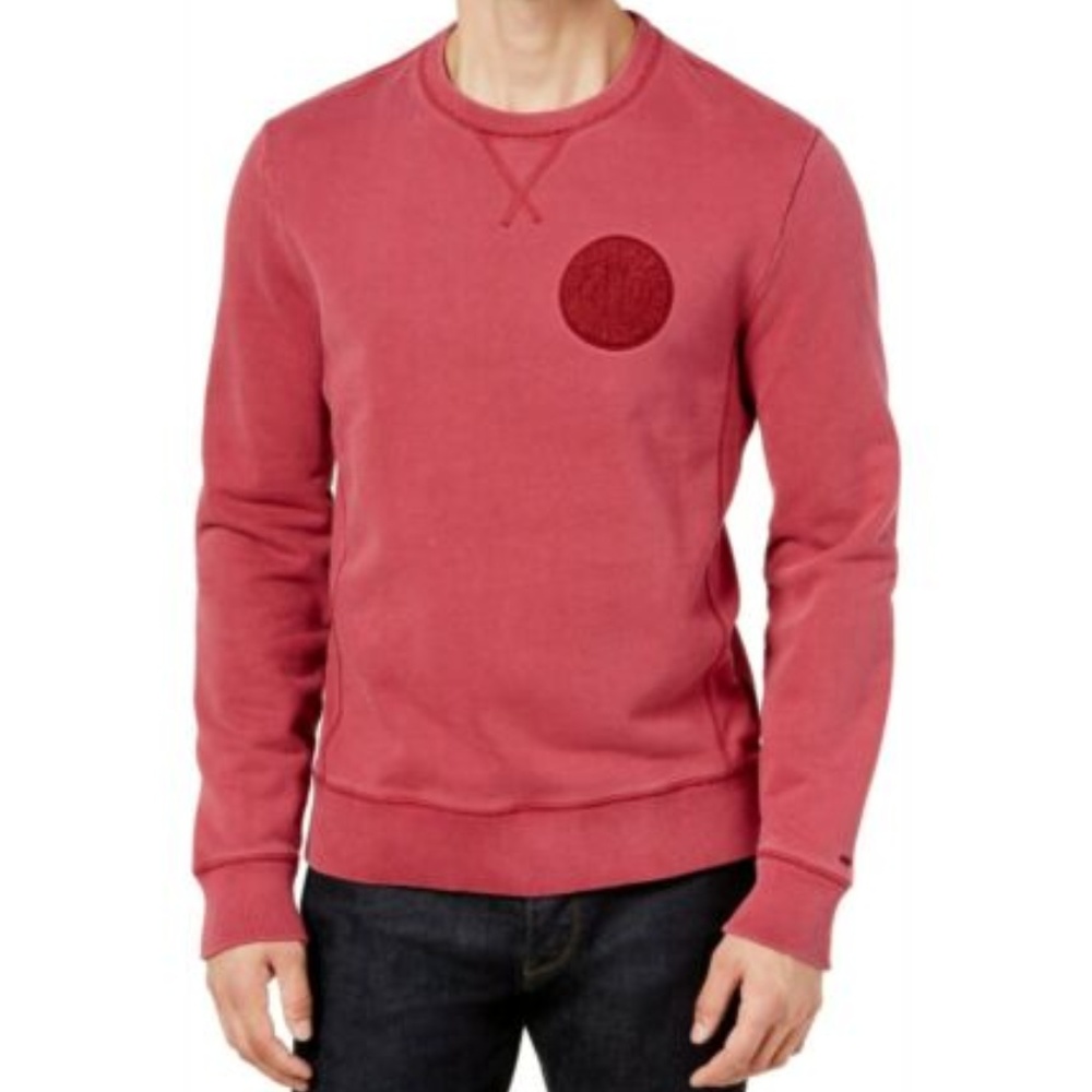 Tommy Hilfiger Men's Patch Logo Sweatshirt Sweater